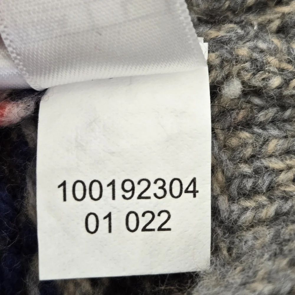Brooks Brothers Sweater Mens Large Gray Merino Wool Blend Knit Crew Neck Grandpa